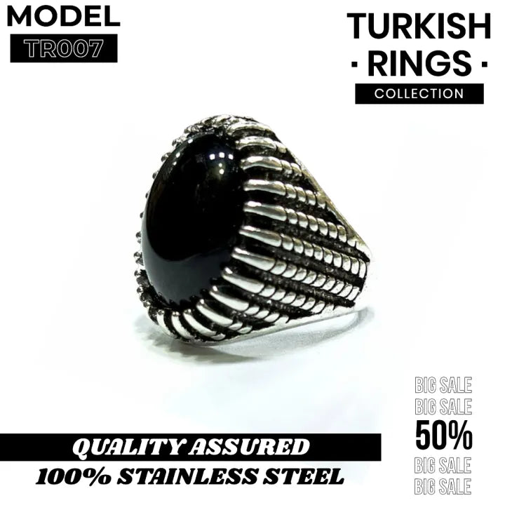 Turkish Stylish Stone Ring Turkish Design Ring