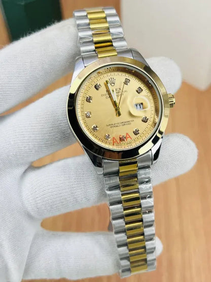 Rolex Elegant Men’s Automatic Watch – Waterproof Analog Timepiece