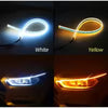 2 Pcs Audi-Style Flexible DRL Headlight Strips | LED Daytime Running Lights with Sequential Turn Ind