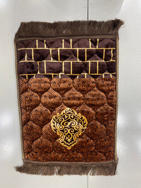 ZAZUNEST-Soft Velvet Kids Prayer Mat Children Prayer Rug Janamaz