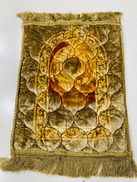 ZAZUNEST-Soft Velvet Kids Prayer Mat Children Prayer Rug Janamaz