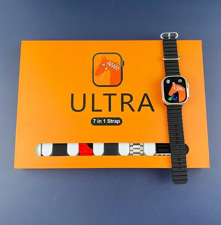 Ultra Smart Watch – 7-in-1 Interchangeable Straps