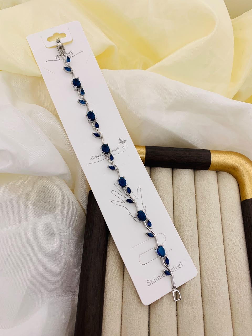 Elegant Blossom Stone Bracelet