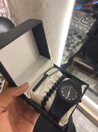 Black Deal Box Arabic Aura Watch Box