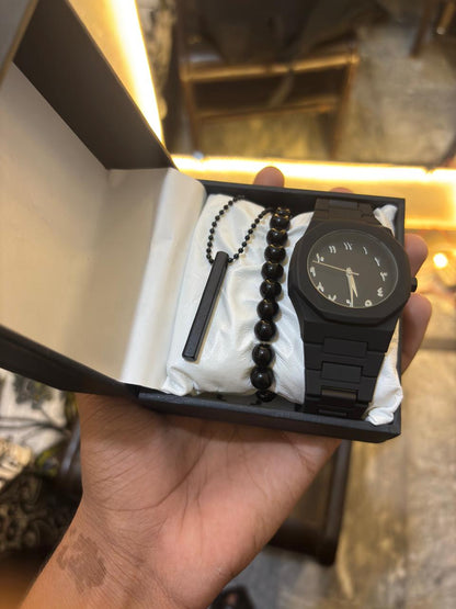 Black Deal Box Arabic Aura Watch Box