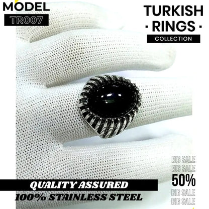 Turkish Stylish Stone Ring Turkish Design Ring