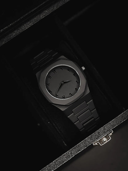 Black Arabic Aura Watch