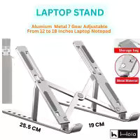 Laptop Stand (100% original aluminium alloy Made in China) , Foldable Laptop stand,