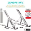 Laptop Stand (100% original aluminium alloy Made in China) , Foldable Laptop stand,