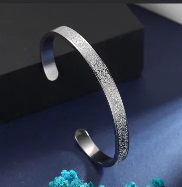 Black Stretch Beads Bracelet For Men & Women