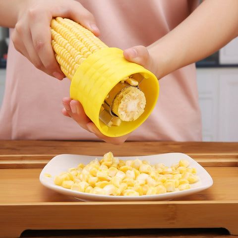Corn Cob Peeler  Cutter