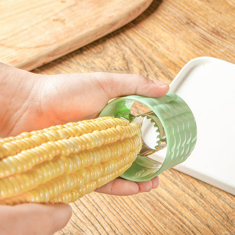 Corn Cob Peeler  Cutter