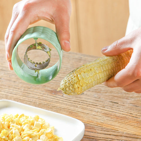 Corn Cob Peeler  Cutter